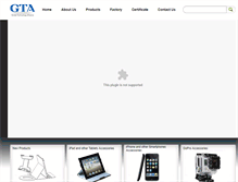 Tablet Screenshot of gta-electronics.com
